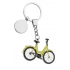 Брелок для ключей в виде велосипеда с жетоном Брелок для ключей в виде велосипеда с жетоном