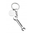 Брелок с английским ключом и жетоном Брелок с английским ключом и жетоном