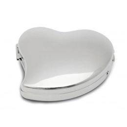 MIRROR HEART ROUNDED - CHROMED