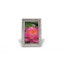 PHOTOFRAME SILVER CRYSTAL - 50x80 mm