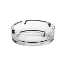 Glass ashtray (diameter 107 mm) 