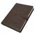 Undated Coach diary, B5, brown, cream pages, gift box.