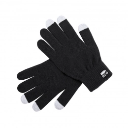 DESPIL touchscreen gloves, made from recycled RPET polyester.