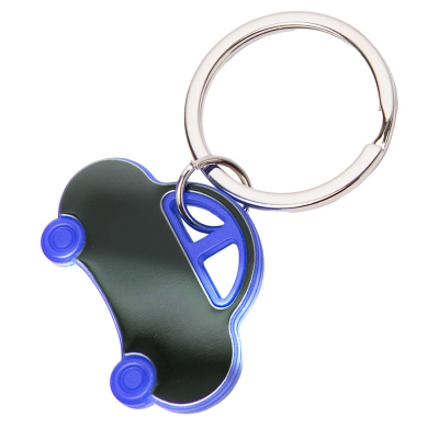 
                                            TONER CAR keychain; 4.2 x 3 x 0.4 cm; black; metal/plastic; laser engraving
                                            