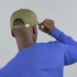 DAD HAT-S baseball cap, 6 panels, metal clasp