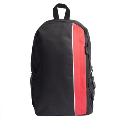 
                                                Рюкзак PLUS, чёрный/красный, 44 x 26 x 12 см, 100% полиэстер 600D
                                                