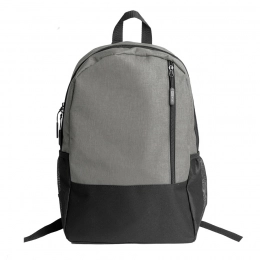 Backpack PULL, red/black, 45 x 28 x 11 cm, 100% polyester 300D+600D.