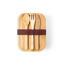 Lunch box BEJAR, spoon, fork knife included