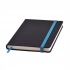 Undated Ray diary, A5, black/blue, cream block, without a crop