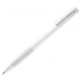 N13, ballpoint pen with grip, plastic, white