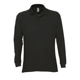 Men's Long Sleeve Polo Shirt STAR