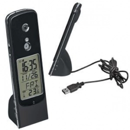 Internet phone with camera, clock, alarm clock and thermometer