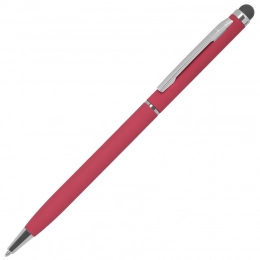 Ballpoint pen with TOUCHWRITER SOFT stylus, soft touch coating