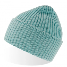 Hat OAK in ribbed knit, with a lapel, in Polylana® yarn