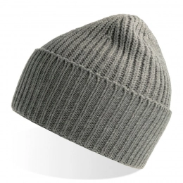Hat OAK in ribbed knit, with a lapel, in Polylana® yarn