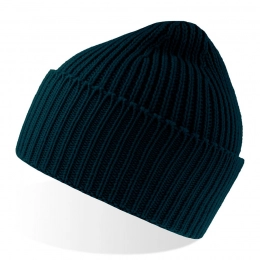 Hat OAK in ribbed knit, with a lapel, in Polylana® yarn