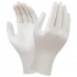 Set of PPE #2 (gray mask, antiseptic, white gloves) packed in a tin can.