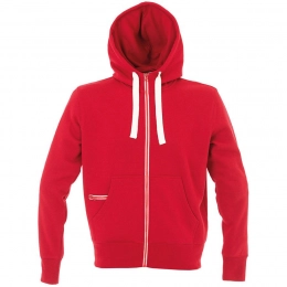 Men's sweatshirt ''Nevada'', red_XS, 35% cotton, 65% polyester, 280 g / m2