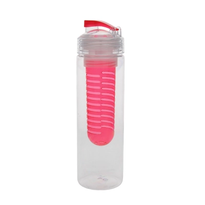 
                                            Water bottle ''Frutti'', plastic, with container for berries and fruits, 700 ml., Green
                                            
