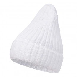 Beanie knitted hat with TIES© half-wool