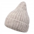 Beanie knitted hat with TIES© half-wool