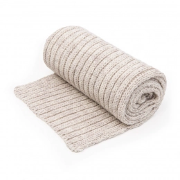 Knitted scarf FOR TIES© half-wool