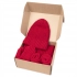 Knitted mittens with ties© half-wool