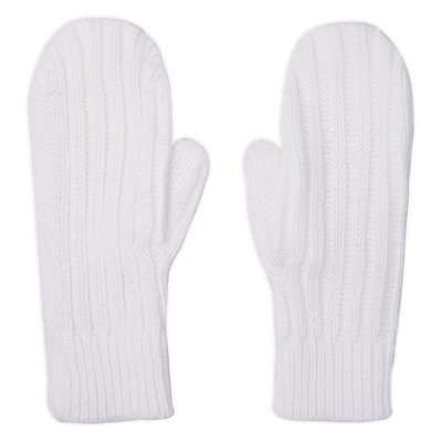 
                                                Knitted mittens with ties© half-wool
                                                