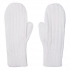Knitted mittens with ties© half-wool