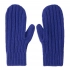 Knitted mittens with ties© half-wool