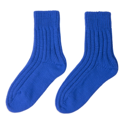 
                                                Knitted socks with ties© half-wool
                                                