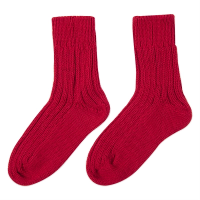 
                                                Knitted socks with ties© half-wool
                                                
