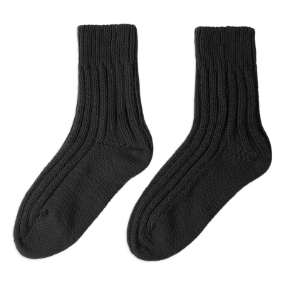 
                                                Knitted socks with ties© half-wool
                                                