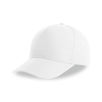 
                                                Baseball cap RECY FIVE, white, 5 wedges, 100% recycled polyester, Velcro
                                                