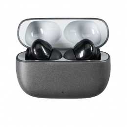 NEXA wireless headphones with ear cushions, metal body, dark gray.
