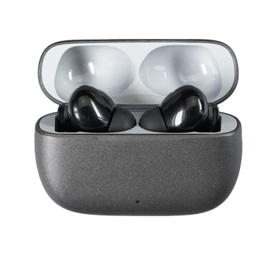 
                                                NEXA wireless headphones with ear cushions, metal body, dark gray.
                                                