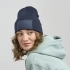 Шапка вязаная двойная Wind-S с патчем Шапка вязаная двойная Wind-S с патчем
