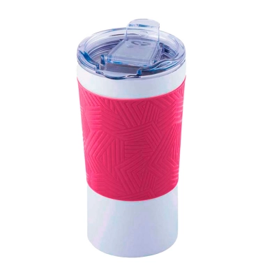 
                                                Vacuum thermo mug 'Funny ''white, blue silicone
                                                