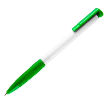 
                                                N13, ballpoint pen with grip, plastic, white
                                                