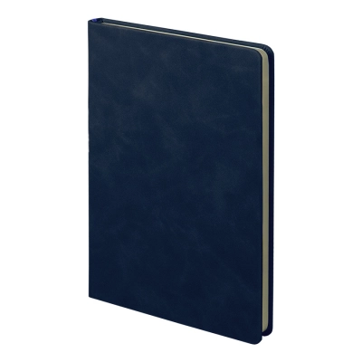 
                                                Undated green Muse diary, A5, with a decorative stripe, brown color, cream block.
                                                