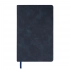 Undated green Muse diary, A5, with a decorative stripe, brown color, cream block.