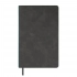 Undated green Muse diary, A5, with a decorative stripe, brown color, cream block.