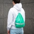 Backpack bag RAY with a reflective strip.