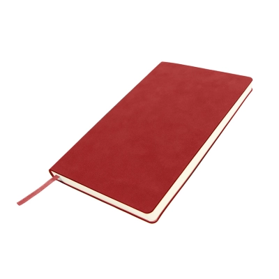 
                                                ALFI business notebook, A5, red, soft cover, lined.
                                                