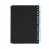 Блокнот на двойной пружине HELIX MINI, 105 х 150 мм, черный, блок в клетку Блокнот на двойной пружине HELIX MINI, 105 х 150 мм, черный, блок в клетку