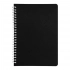 Блокнот на двойной пружине HELIX, 143 х 205 мм, черный, блок в линейку Блокнот на двойной пружине HELIX, 143 х 205 мм, черный, блок в линейку