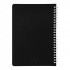 Блокнот на двойной пружине HELIX, 143 х 205 мм, черный, блок в линейку Блокнот на двойной пружине HELIX, 143 х 205 мм, черный, блок в линейку