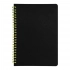 Блокнот на двойной пружине HELIX, 143 х 205 мм, черный, блок в линейку Блокнот на двойной пружине HELIX, 143 х 205 мм, черный, блок в линейку