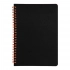 Блокнот на двойной пружине HELIX, 143 х 205 мм, черный, блок в линейку Блокнот на двойной пружине HELIX, 143 х 205 мм, черный, блок в линейку