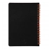 Блокнот на двойной пружине HELIX, 143 х 205 мм, черный, блок в линейку Блокнот на двойной пружине HELIX, 143 х 205 мм, черный, блок в линейку